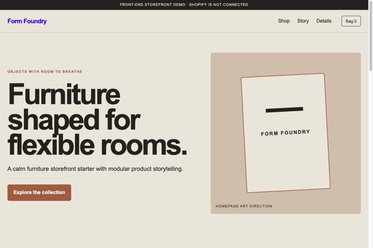 Aperçu du produit: Form Foundry Furniture
