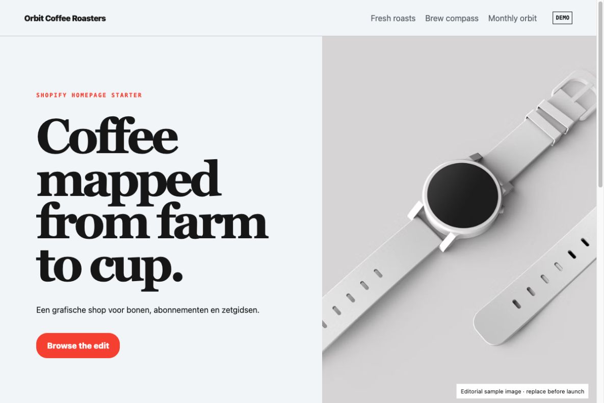 Aperçu du produit: Orbit Coffee Roasters